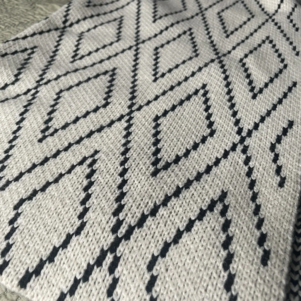 Oliver by Escio Diamond Aztec Cardigan Sweater‎ Women XL Cabincore CozycoreLong